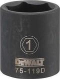 SOCKET IMPACT 1/2DRIVE 6PT 1IN