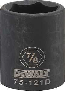 SOCKET IMPACT 1/2DR 6PT 7/8IN 