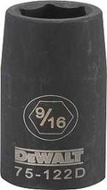 SOCKET IMPACT 1/2DR 6PT 9/16IN