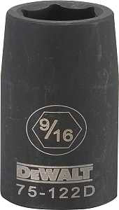 SOCKET IMPACT 1/2DR 6PT 9/16IN