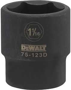 SOCKET IMPACT 1/2DR 6PT 1-1/16