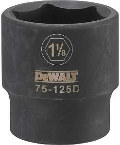 SOCKET IMPACT 1/2DR 6PT 1-1/8 