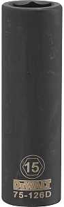 SOCKET DEEP IM 1/2DR 6PT 15MM 