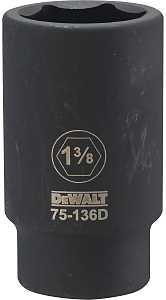 SOCKET DEEP IMPACT 3/4DR 1-3/8