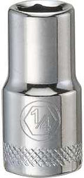 SOCKET 1/4 DRIVE 6PT 1/4IN    