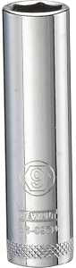SOCKET DEEP 1/4 DRIVE 6PT 9MM 