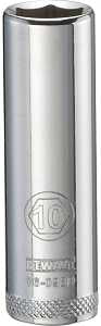 SOCKET DEEP 1/4 DRIVE 6PT 10MM