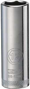 SOCKET DEEP 1/4 DRIVE 6PT 12MM