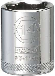SOCKET 1/4 DRIVE 6PT 14MM     