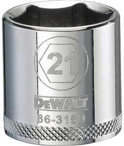 SOCKET 3/8 DRIVE 6PT 21MM     