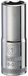 SOCKET DEEP 3/8 DRIVE 6PT 11MM