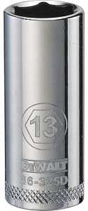 SOCKET DEEP 3/8 DRIVE 6PT 13MM