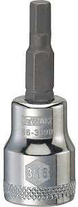 SOCKET BIT HEX 3/8DRIVE 3/16IN