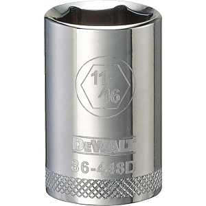 SOCKET 1/2 DRIVE 6PT 11/16IN  