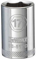 SOCKET 1/2 DRIVE 6PT 17MM     