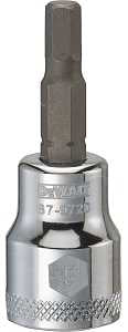 SOCKET BIT 3/8 DRIVE HEX 5MM  