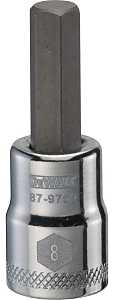 SOCKET BIT 3/8 DRIVE HEX 8MM  