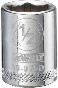 SOCKET 3/8 DRIVE 6PT 1/2IN    