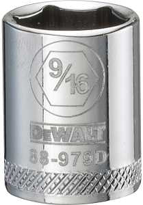 SOCKET 3/8 DRIVE 6PT 9/16IN   