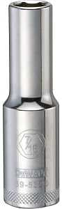 SOCKET DEEP 1/2DR 6PT 7/16IN  
