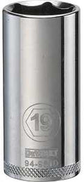 SOCKET DEEP 3/8 DRIVE 6PT 19MM