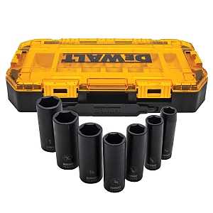 SOCKET IMPACT SET DP SAE 1/2DR