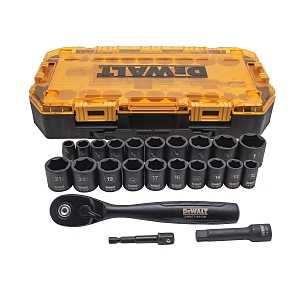 SOCKET IMPACT 3/8DRIVE 23PC   