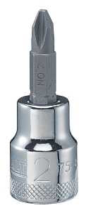 SOCKET 3/8DR PHILLIPS NO2     