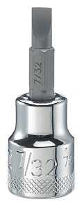 SOCKET 3/8DR SLOTTED 7/32IN   