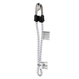 BUNGEE CORD SS HK BLK/WHT 24IN