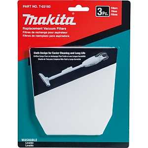 FILTER VACUUM CLOTH 3PK       