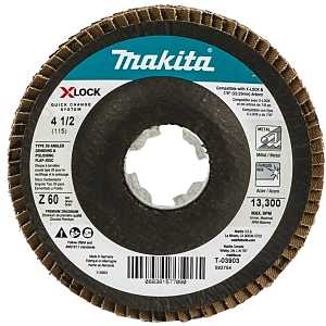 DISC FLAP ANGLED 60GRT 4-1/2IN