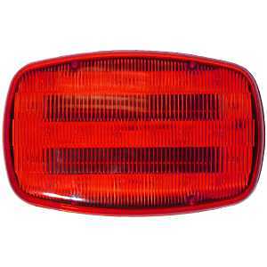 HAZARD LIGHT LED BO RECT RED  