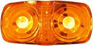 M/C LT DBL BULLS-EYE AMB 4X2IN