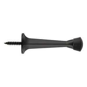 DOOR STOP RIGID SQ MAT BLK 3IN