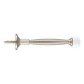 DOOR STOP RIGID SATIN NIC 4IN 