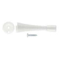 DOOR STOP SPRING WHITE 3IN    