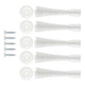 DOOR STOP SPRING WHITE 3IN    