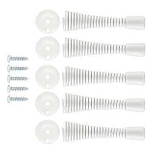 DOOR STOP SPRING WHITE 3IN    