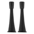 DOOR STOP SPRING MATTE BLK 4IN