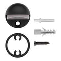 FLOOR DOOR STOP ADJ MATTE BLK 