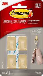 METALLIC HOOK BRS SMALL 0.5LB 