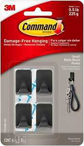 HOOK MATTE BLACK SMALL 0.5LB  