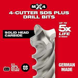 HMR DRL BIT 4-CUT 3/8X10X12IN 