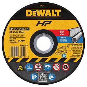 CUTTING WHEEL 60G 3X1/16X3/8IN