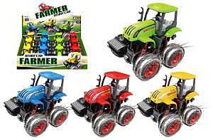 BIG WHEEL FARM TRACTOR TOY    