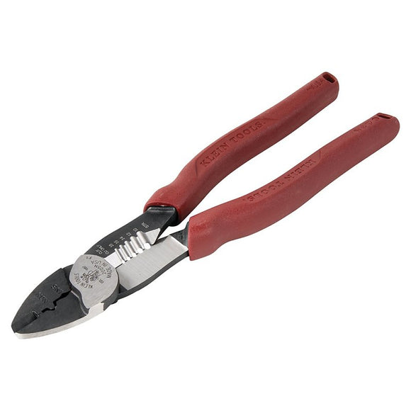 Klein Tools 2005N Wire Crimper/Cutter/Stripper, 18 to 10 AWG Stripping, 18 to 10 AWG Cutting Capacity, 9 in OAL