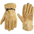 DRIVER GLOVES COWHID BRN/TAN M