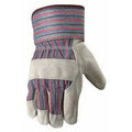 WRK GLOVES CWHD LTHR PLM WHT L