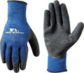 WRK GLOVES LATEX CTD PLM BLU M